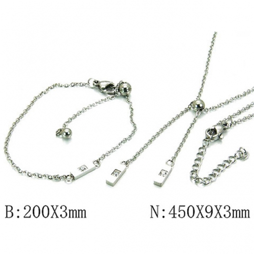 Wholesale Stainless Steel 316L Jewelry Popular Sets NO.#BC06S0975HJS