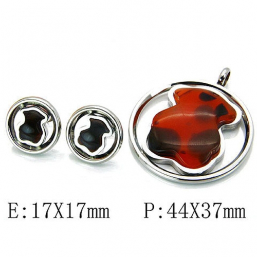 Wholesale Stainless Steel 316L Jewelry Hot Sales Sets NO.#BC64S0537IFF