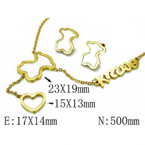 Wholesale Stainless Steel 316L Jewelry Hot Sales Sets NO.#BC02S1873HKR