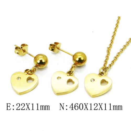 Wholesale Stainless Steel 316L Jewelry Love Sets NO.#BC91S0692PL