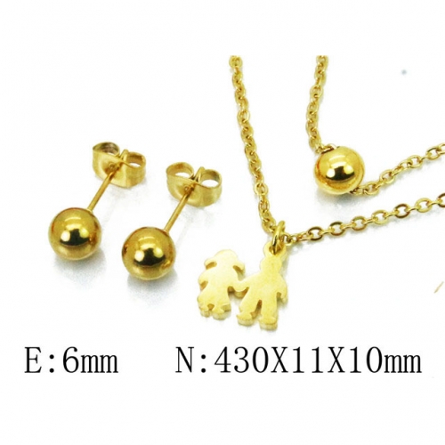 Wholesale Stainless Steel 316L Jewelry Love Sets NO.#BC91S0664NL