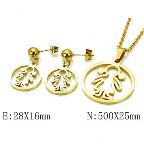Wholesale Stainless Steel 316L Jewelry Love Sets NO.#BC91S0660HIW