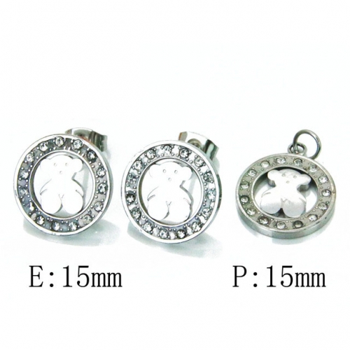 Wholesale Stainless Steel 316L Jewelry Hot Sales Sets NO.#BC64S1068HKD6g