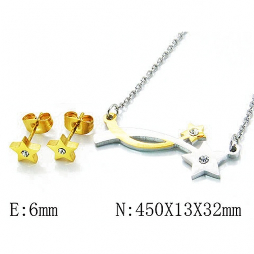 Wholesale Stainless Steel 316L Jewelry Popular Sets NO.#BC54S0418NL