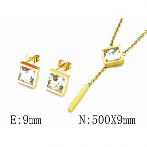Wholesale Stainless Steel 316L Jewelry Crystal Stone Sets NO.#BC59S1260OX
