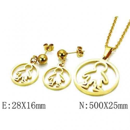 Wholesale Stainless Steel 316L Jewelry Love Sets NO.#BC91S0658HID