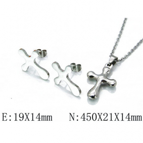 Wholesale Stainless Steel 316L Jewelry Religion Sets NO.#BC06S0833HZZ