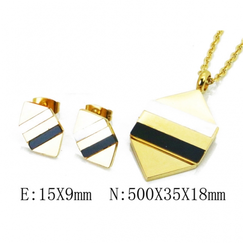 Wholesale Stainless Steel 316L Jewelry Fashion Sets NO.#BC41S0140HHW