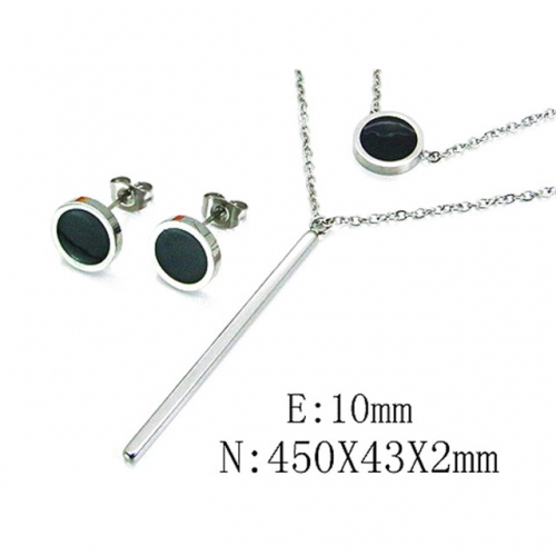 Wholesale Stainless Steel 316L Jewelry Fashion Sets NO.#BC59S2891PW