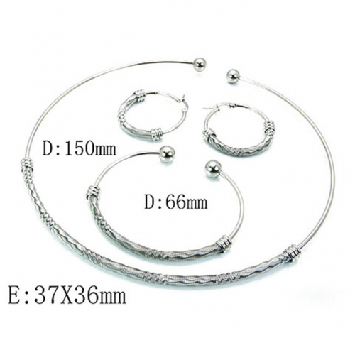 Wholesale Stainless Steel 316L Jewelry Fashion Sets NO.#BC58S0132HLD