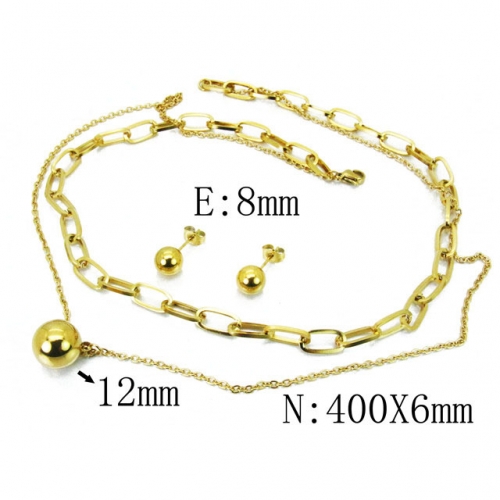 Wholesale Stainless Steel 316L Jewelry Fashion Sets NO.#BC85S0314HIV