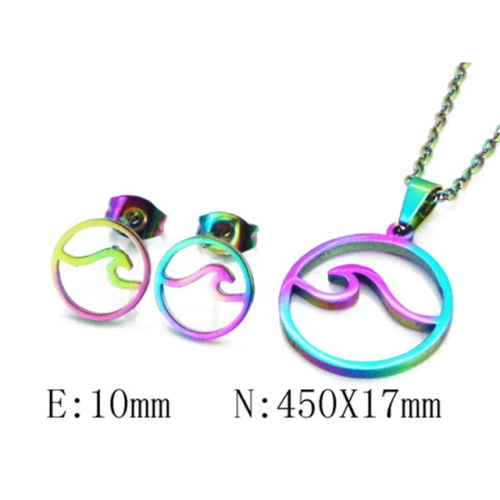 Wholesale Stainless Steel 316L Jewelry Fashion Sets NO.#BC58S0622JS