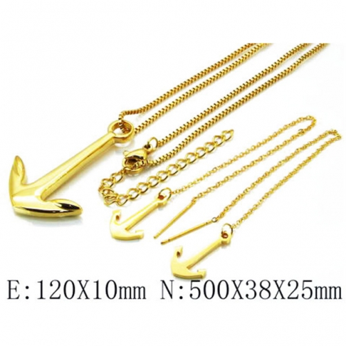 Wholesale Stainless Steel 316L Jewelry Fashion Sets NO.#BC06S0693H80
