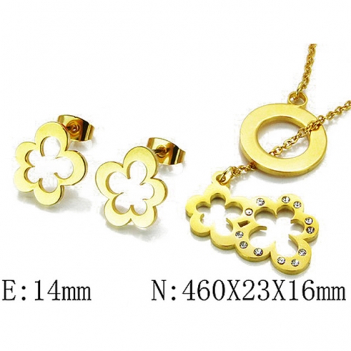 Wholesale Stainless Steel 316L Jewelry Fashion Sets NO.#BC21S0118OL
