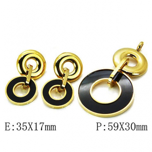 Wholesale Stainless Steel 316L Jewelry Fashion Sets NO.#BC81S0444HOW