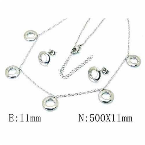 Wholesale Stainless Steel 316L Jewelry Font Sets NO.#BC59S1256NE