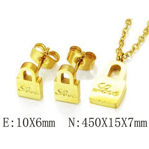Wholesale Stainless Steel 316L Jewelry Font Sets NO.#BC25S0650NW
