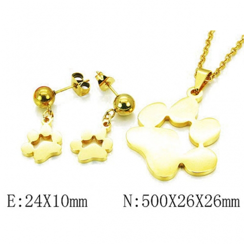 Wholesale Stainless Steel 316L Jewelry Fashion Sets NO.#BC91S0762HIX