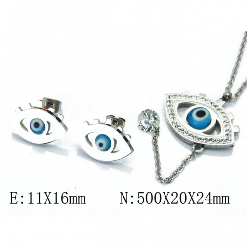 Wholesale Stainless Steel 316L Crystal & Zircon Sets NO.#BC91S0584HMX