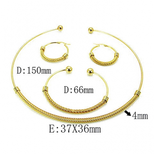 Wholesale Stainless Steel 316L Jewelry Fashion Sets NO.#BC58S0137HOR