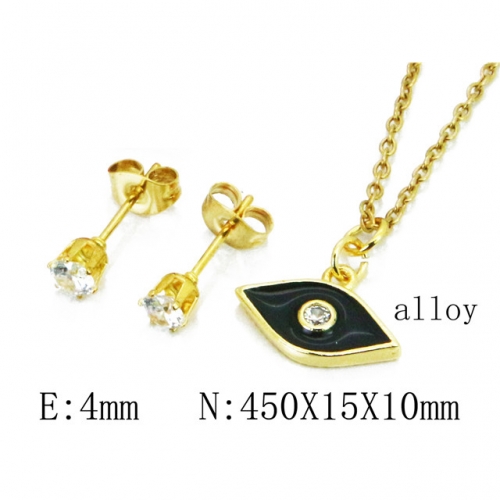 Wholesale Fashion Copper Alloy Jewelry Necklace & Earrings Set NO.#BC41S0212NC