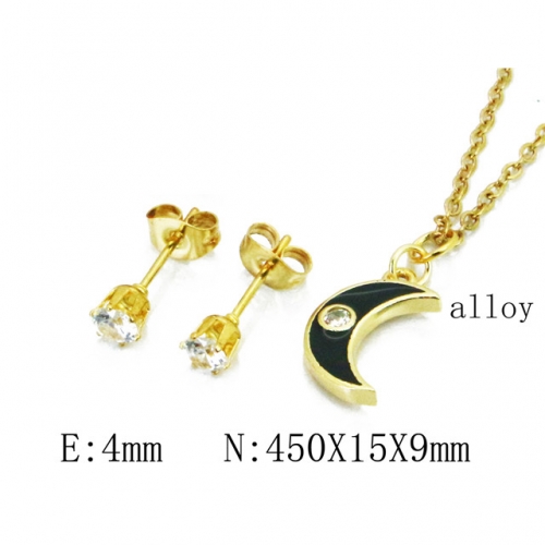 Wholesale Fashion Copper Alloy Jewelry Necklace & Earrings Set NO.#BC41S0202NC