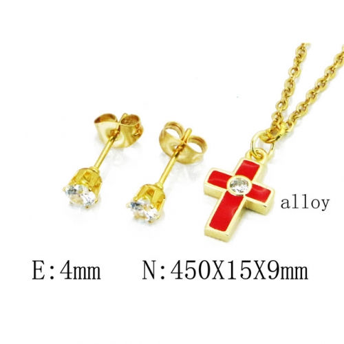Wholesale Fashion Copper Alloy Jewelry Necklace & Earrings Set NO.#BC41S0227NC