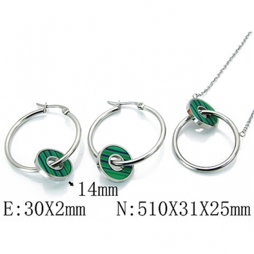 Wholesale Stainless Steel 316L Jewelry Fashion Sets NO.#BC06S0946HIA