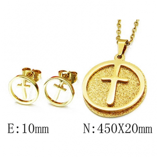 Wholesale Stainless Steel 316L Jewelry Religion Sets NO.#BC58S0635LA