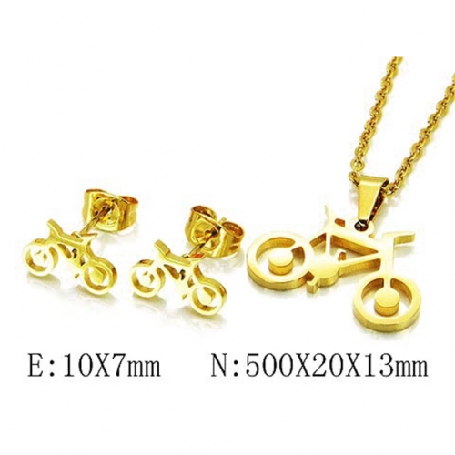Wholesale Stainless Steel 316L Jewelry Fashion Sets NO.#BC58S0511JD