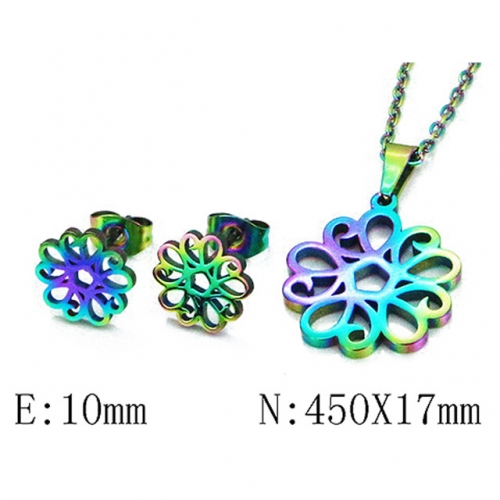 Wholesale Stainless Steel 316L Jewelry Fashion Sets NO.#BC58S0594JT
