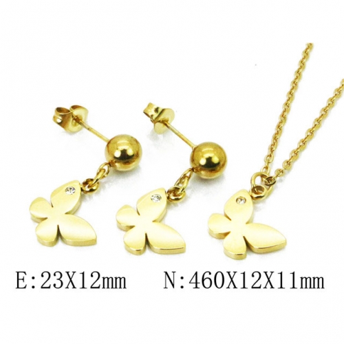 Wholesale Stainless Steel 316L Jewelry Sets (Animal Shape) NO.#BC91S0697PL