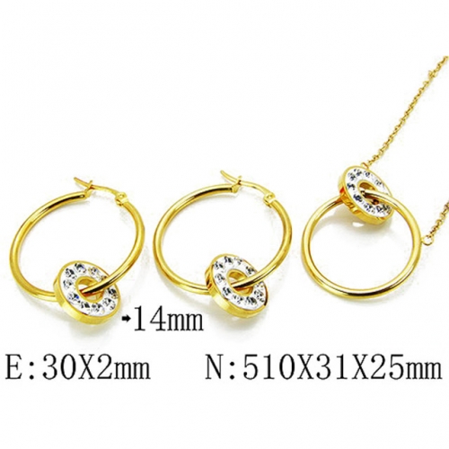 Wholesale Stainless Steel 316L Jewelry Fashion Sets NO.#BC06S0949HLD