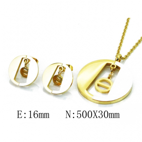 Wholesale Stainless Steel 316L Jewelry Fashion Sets NO.#BC41S0200HJA