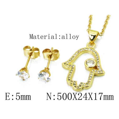 Wholesale Stainless Steel 316L Jewelry Religion Sets NO.#BC54S0527OW