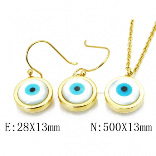 Wholesale Stainless Steel 316L Jewelry Religion Sets NO.#BC91S0535INR