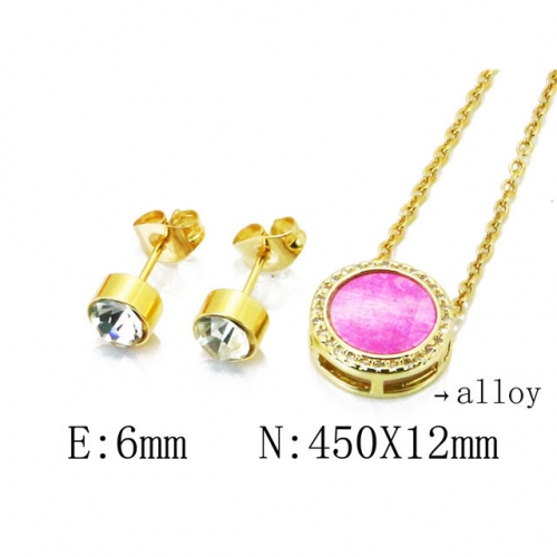 Wholesale Fashion Copper Alloy Jewelry Necklace & Earrings Set NO.#BC41S0065HHQ