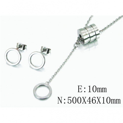 Wholesale Stainless Steel 316L Jewelry Font Sets NO.#BC59S1475NL