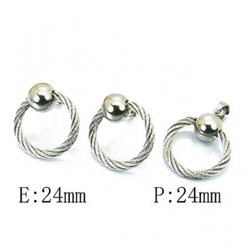 Wholesale Stainless Steel 316L Jewelry Fashion Sets NO.#BC64S1077BCY