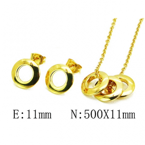Wholesale Stainless Steel 316L Jewelry Font Sets NO.#BC59S1350PA