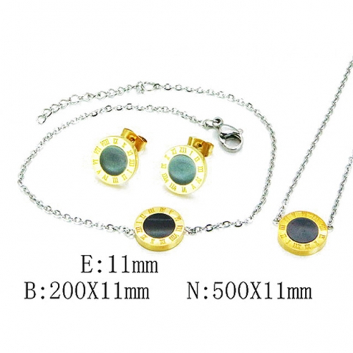 Wholesale Stainless Steel 316L Jewelry Fashion Sets NO.#BC59S2829OL