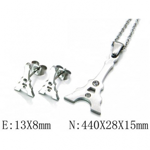 Wholesale Stainless Steel 316L Jewelry Fashion Sets NO.#BC54S0184LL