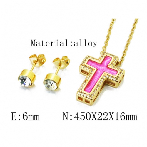Wholesale Fashion Copper Alloy Jewelry Necklace & Earrings Set NO.#BC41S0068HHE