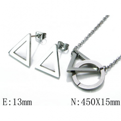 Wholesale Stainless Steel 316L Jewelry Fashion Sets NO.#BC06S0893HHZ
