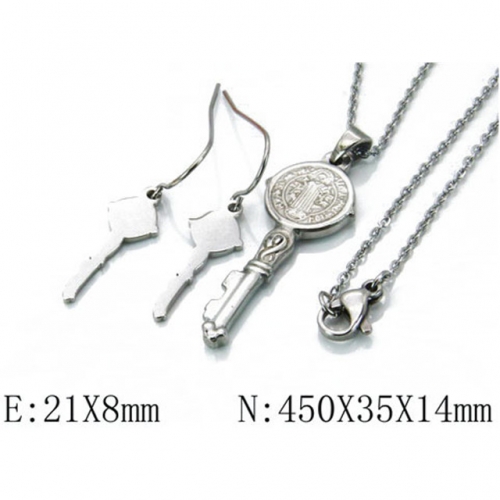 Wholesale Stainless Steel 316L Jewelry Religion Sets NO.#BC06S0829HZZ