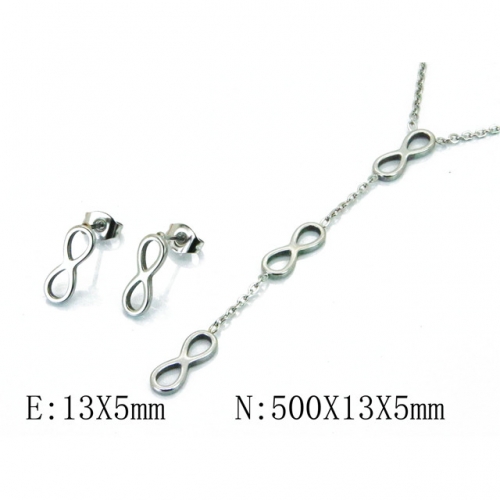 Wholesale Stainless Steel 316L Jewelry Font Sets NO.#BC59S1310NA
