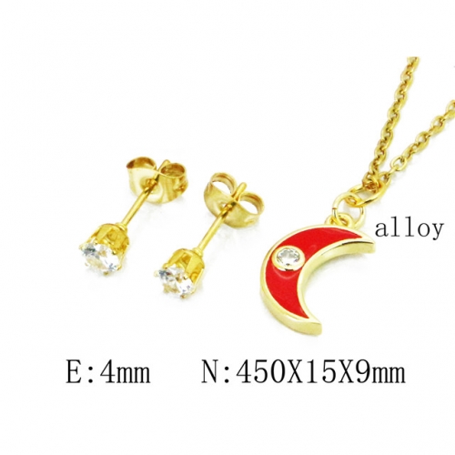 Wholesale Fashion Copper Alloy Jewelry Necklace & Earrings Set NO.#BC41S0205NS