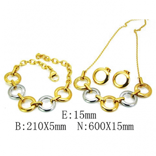 Wholesale Stainless Steel 316L Jewelry Font Sets NO.#BC59S2822IWW