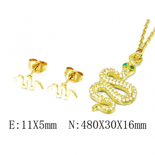Wholesale Fashion Copper Alloy Jewelry Necklace & Earrings Set NO.#BC41S0184HZL