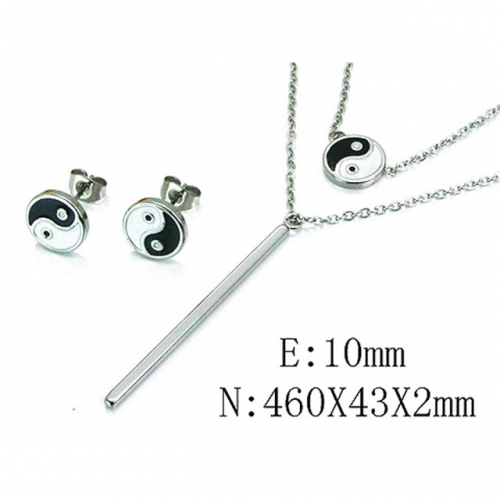 Wholesale Stainless Steel 316L Jewelry Religion Sets NO.#BC59S2949PV